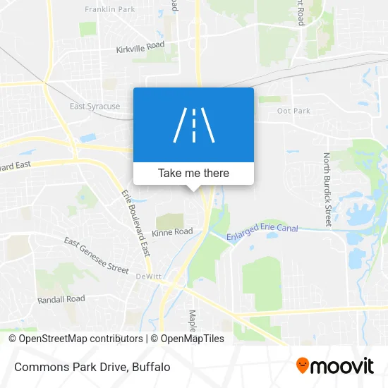 Commons Park Drive map