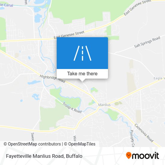 Fayetteville Manlius Road map