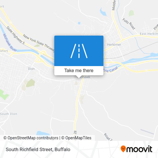 South Richfield Street map