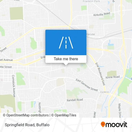 Springfield Road map