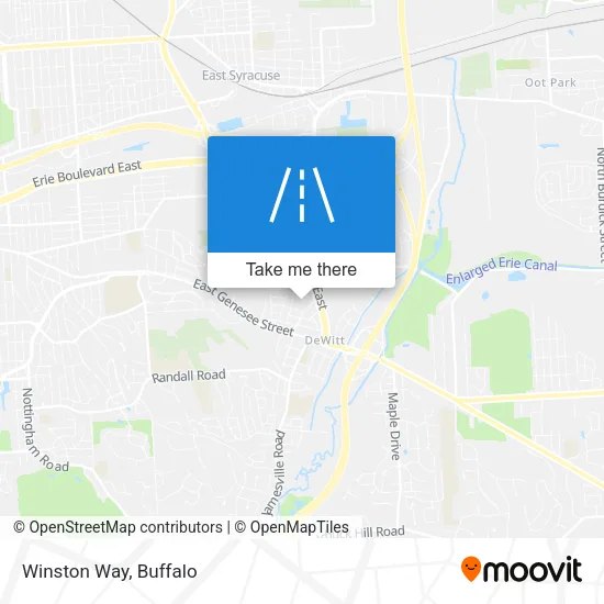 Winston Way map