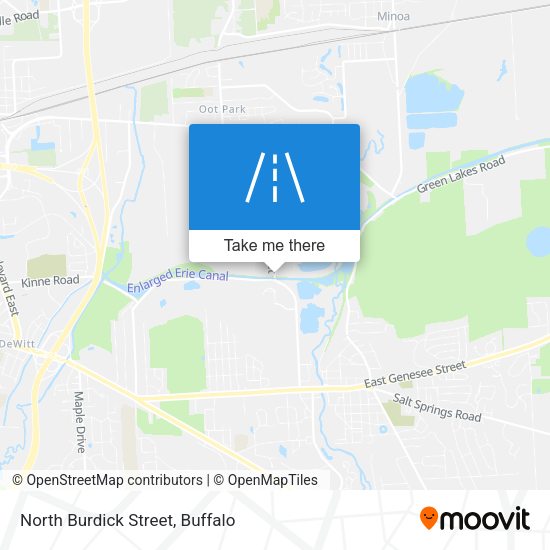 Mapa de North Burdick Street