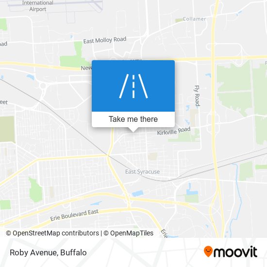 Roby Avenue map