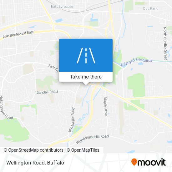 Wellington Road map