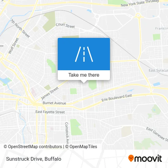 Sunstruck Drive map