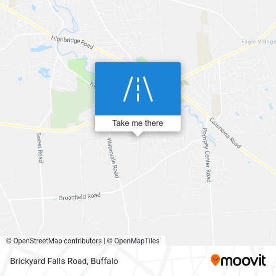 Mapa de Brickyard Falls Road
