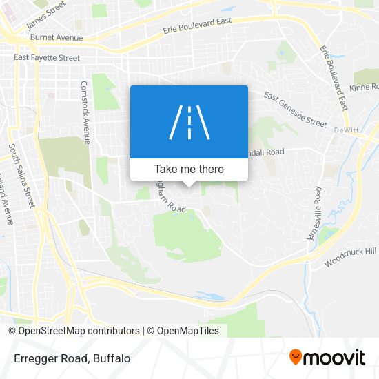 Mapa de Erregger Road