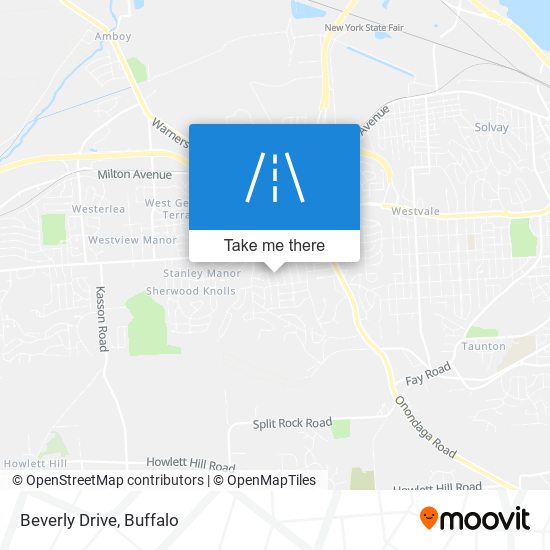 Mapa de Beverly Drive