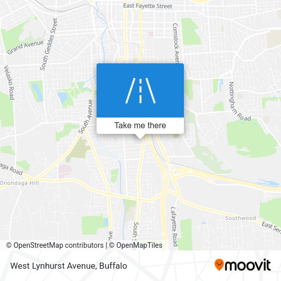 Mapa de West Lynhurst Avenue
