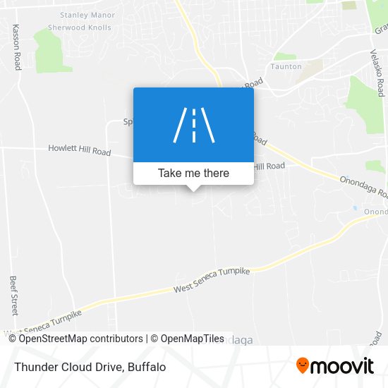 Mapa de Thunder Cloud Drive