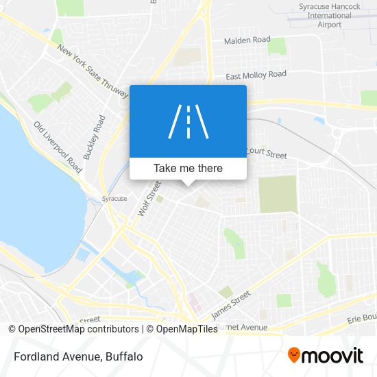 Mapa de Fordland Avenue