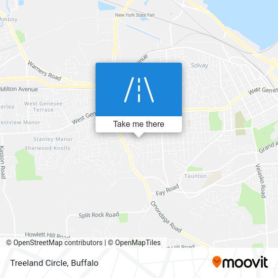 Mapa de Treeland Circle
