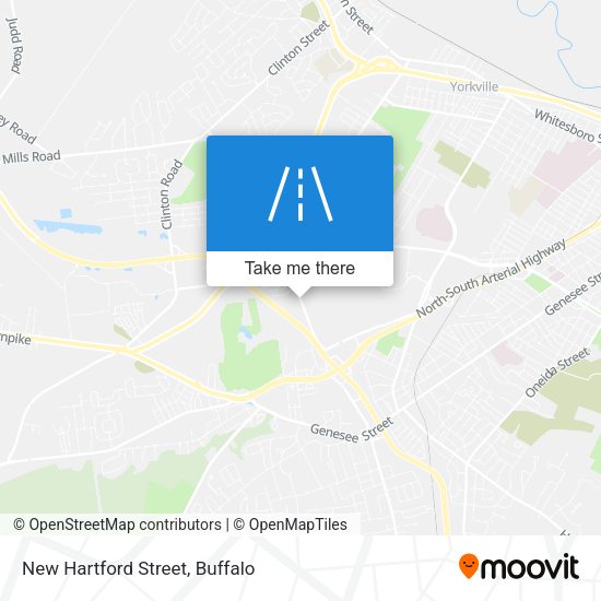 New Hartford Street map