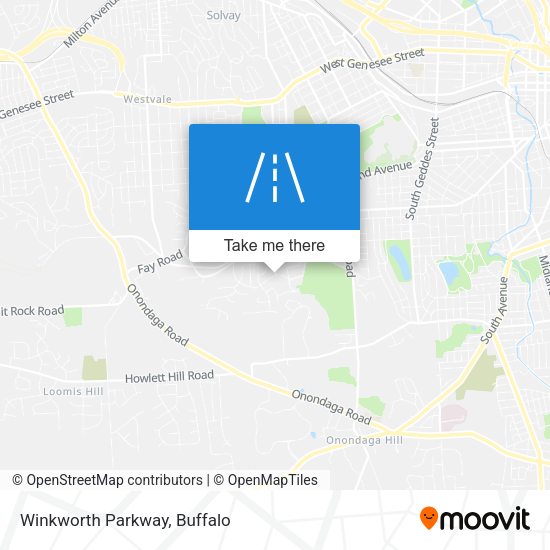 Mapa de Winkworth Parkway