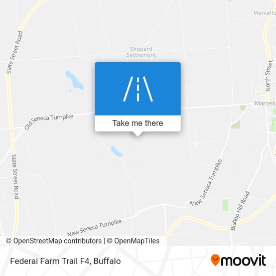 Federal Farm Trail F4 map