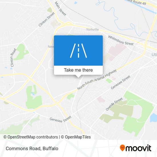Mapa de Commons Road