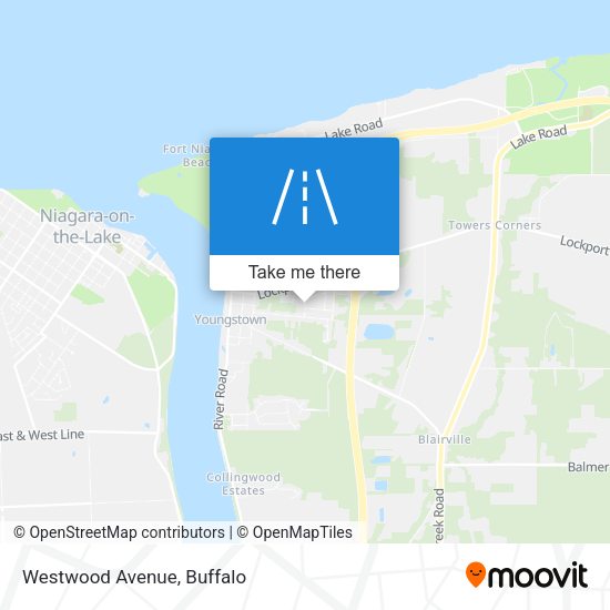 Mapa de Westwood Avenue