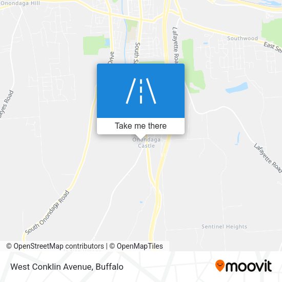 West Conklin Avenue map