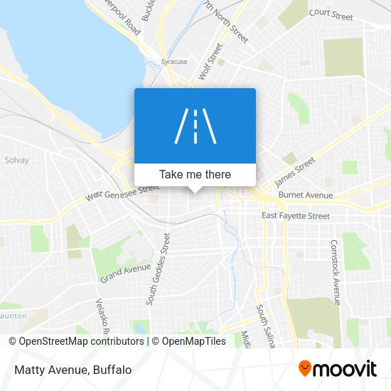 Matty Avenue map