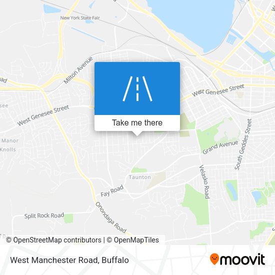 Mapa de West Manchester Road