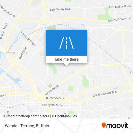 Mapa de Wendell Terrace