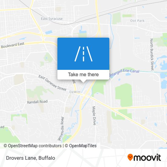 Mapa de Drovers Lane