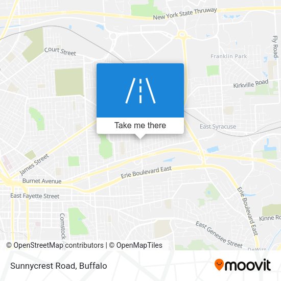 Mapa de Sunnycrest Road