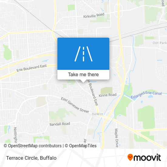 Terrace Circle map