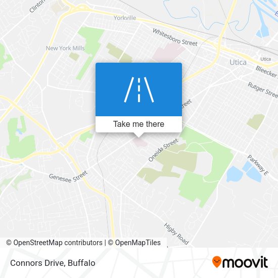 Mapa de Connors Drive