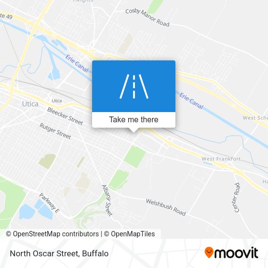 North Oscar Street map