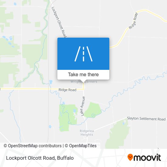Lockport Olcott Road map