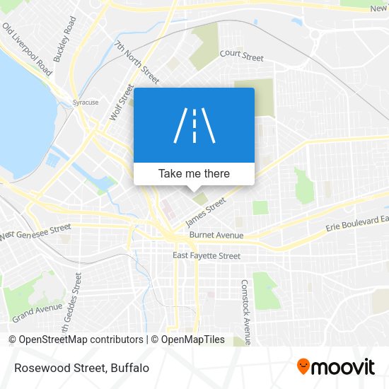 Mapa de Rosewood Street