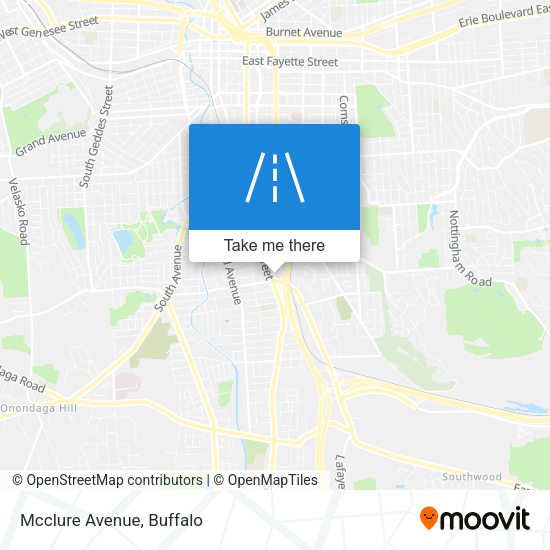 Mapa de Mcclure Avenue