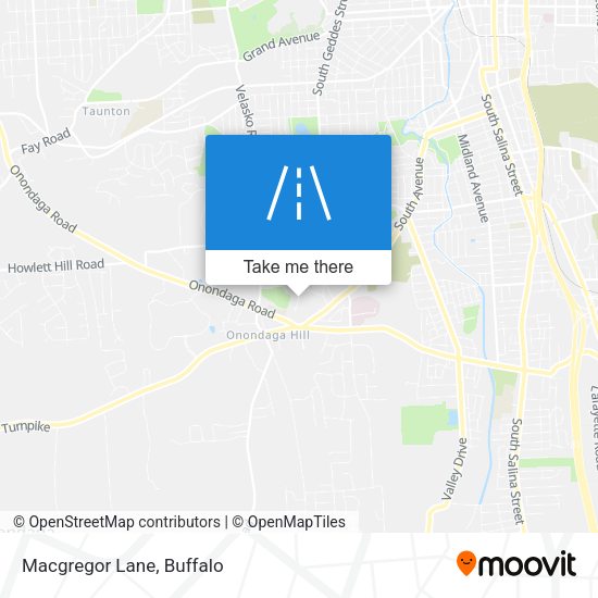 Macgregor Lane map