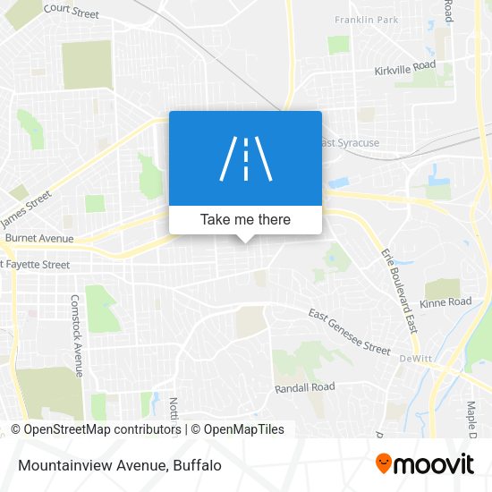 Mapa de Mountainview Avenue