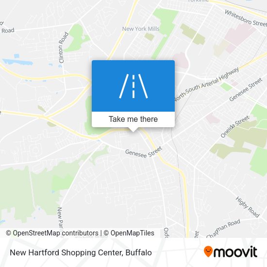 Mapa de New Hartford Shopping Center