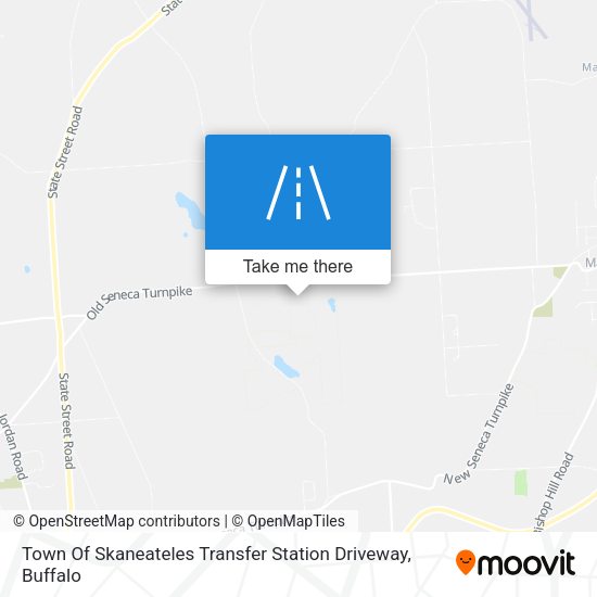 Town Of Skaneateles Transfer Station Driveway map