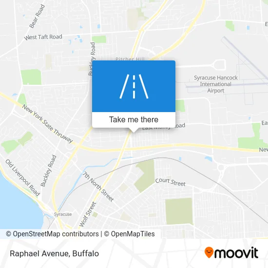 Raphael Avenue map