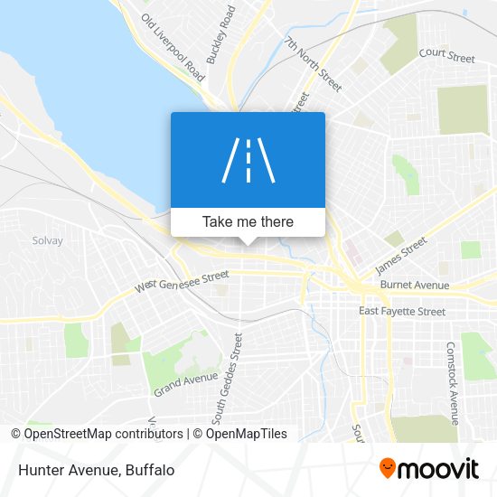 Mapa de Hunter Avenue