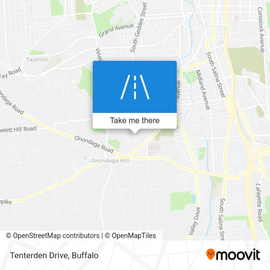 Tenterden Drive map
