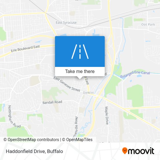 Haddonfield Drive map