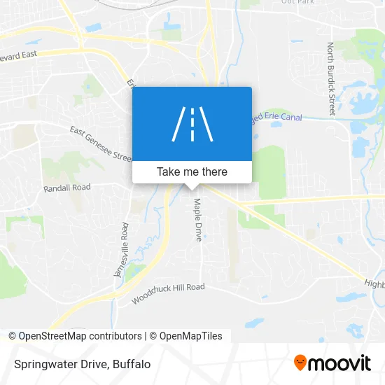Springwater Drive map