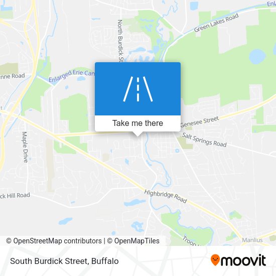 Mapa de South Burdick Street