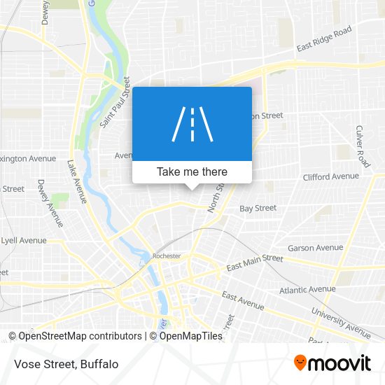 Mapa de Vose Street