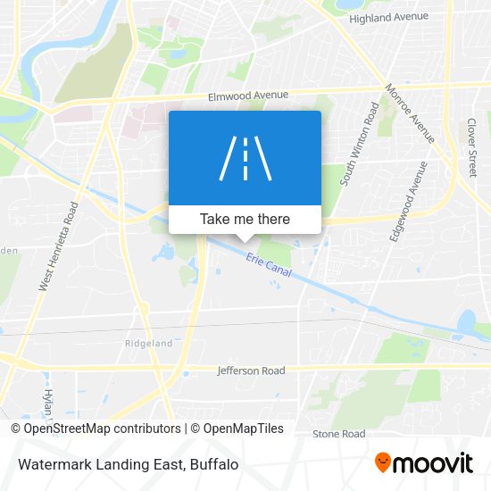 Watermark Landing East map
