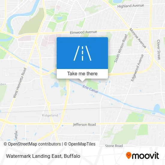 Watermark Landing East map