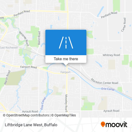 Liftbridge Lane West map