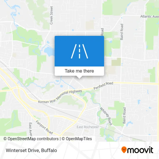 Winterset Drive map
