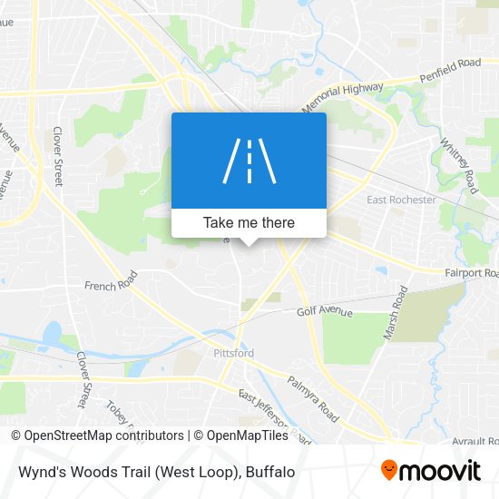 Mapa de Wynd's Woods Trail (West Loop)