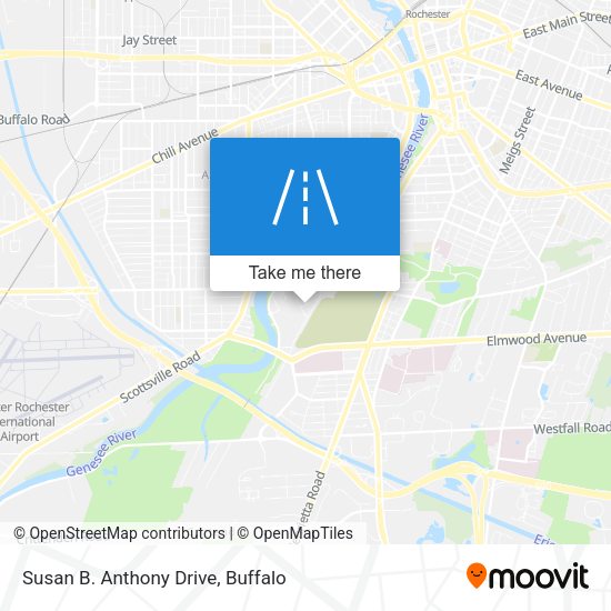 Mapa de Susan B. Anthony Drive
